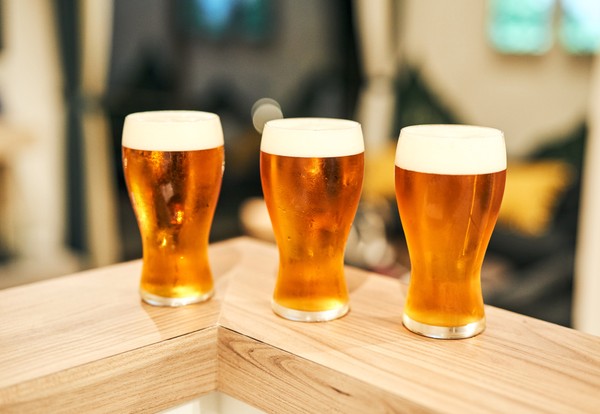 ビールサーバーで本格生ビール体験!