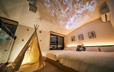 プラネタリウムとティピーテ�ント