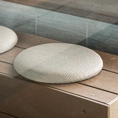 畳マカロン 直径33cm【カラー：銀鼠】